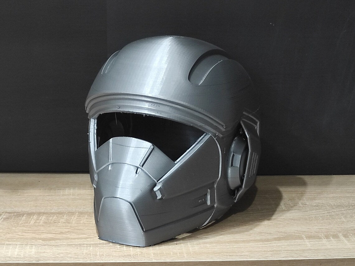 Helldivers 2 - CE-07 Demolition Specialist Helmet Diy KIT Cosplay 1:1 scale