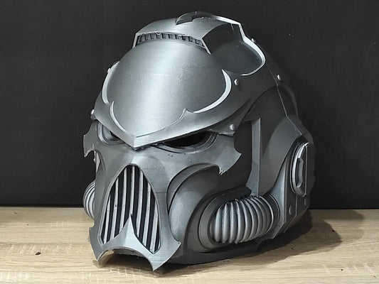 Black Legion Tactical Chaos Marine Heretic Primaris Helmet MK X MK 10 Helmet Cosplay 1:1