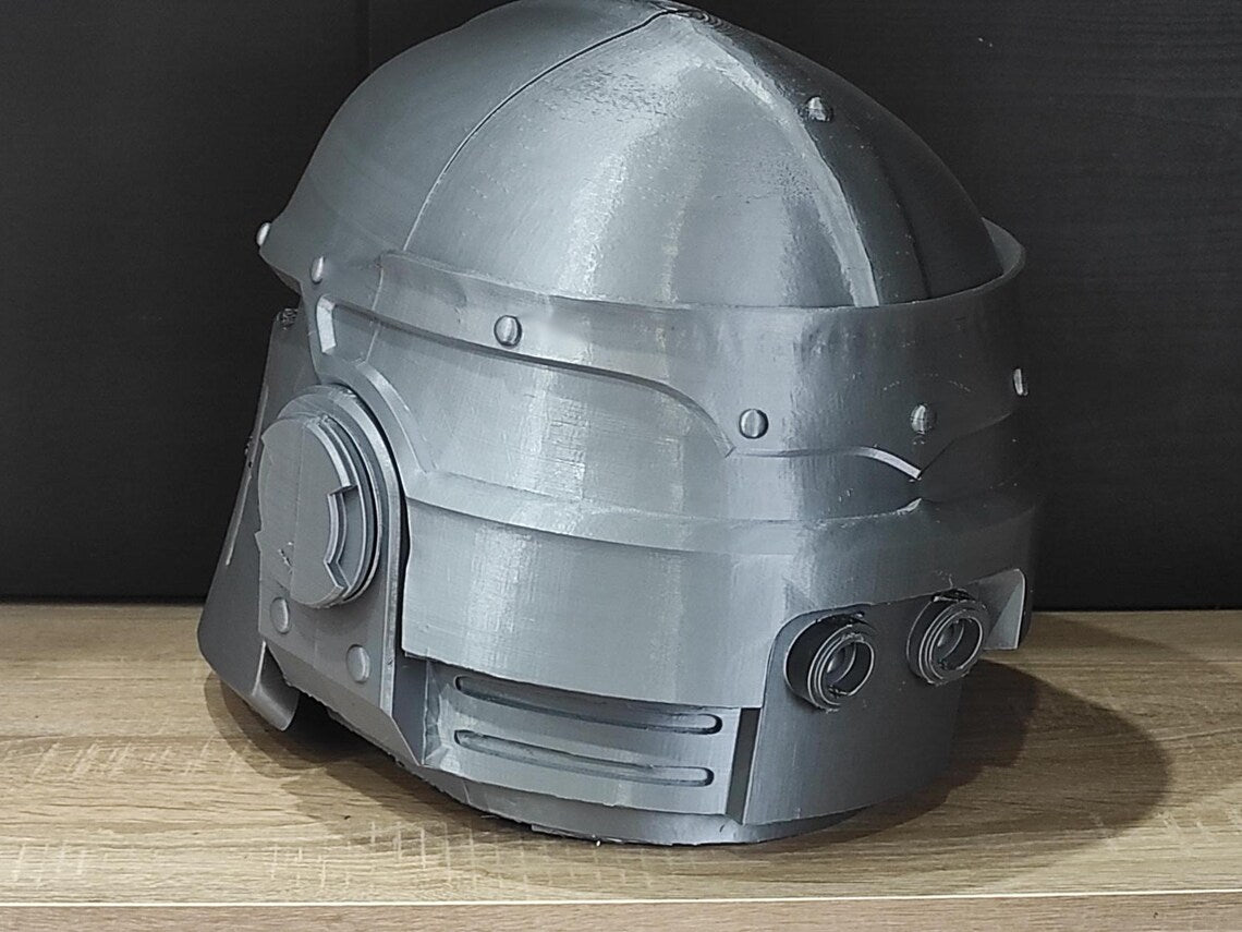 Iron Warriors Marine Heavy Heretic Astartes Helmet MK X MK 10 Helmet Cosplay 1:1