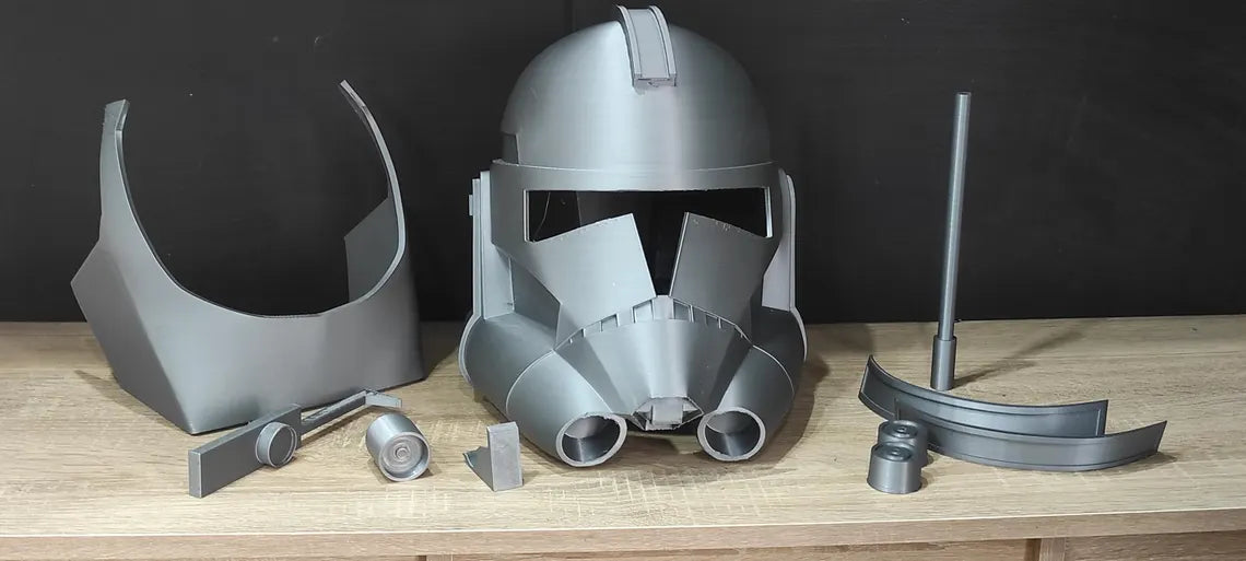 Captain Vaughn / Cody Season 7 Animated Clone Trooper Helmet TCW Phase 2 Star Wars Cosplay