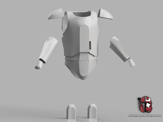 STL 3D Print Files Clone Cold Gear Snow Trooper Armor TCW Animated 1:1 Cosplay Star Wars