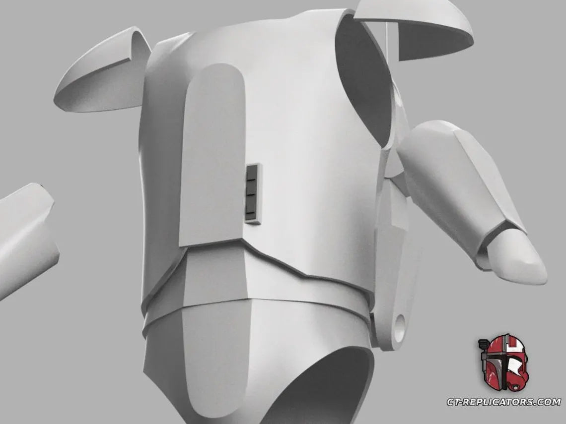 Clone Cold Gear Snow Trooper Armor TCW Animated 1:1 Cosplay Star Wars